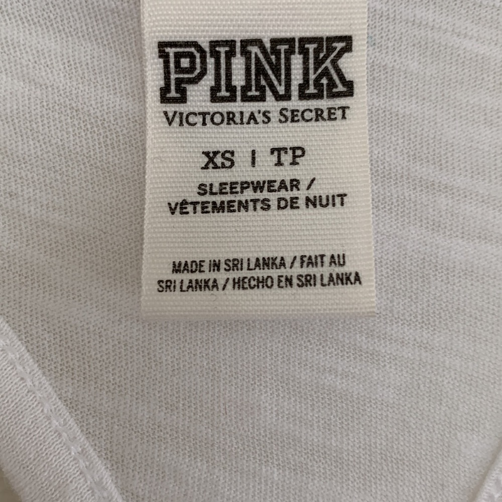 Pink Victoria Secret sleepwear‎ tank top. - Picture 2 of 5